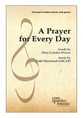 A Prayer for Every Day Two-Part choral sheet music cover